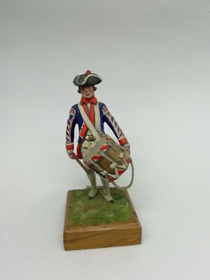 Figurines Plomb Peint 54mm – Tambour Prussien 1754-1763 (bon état, Collection)