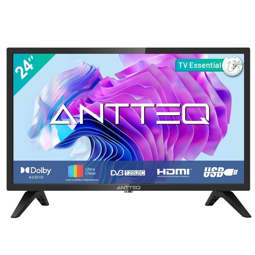 Essential Series TV 24 Zoll 60 cm LED HD 720P FernseherDolby AudioTriple Tune...