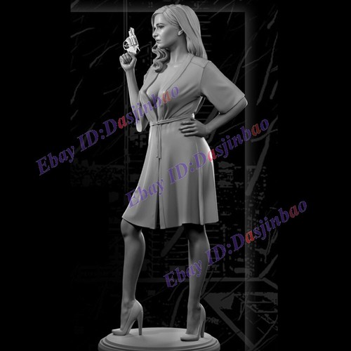 Kit Modelo Impresión 3D Verde Agente 1/6 1/8 Sin Pintar Sin Montar 2 Ver Sexy Mujer - Imagen 6 de 16