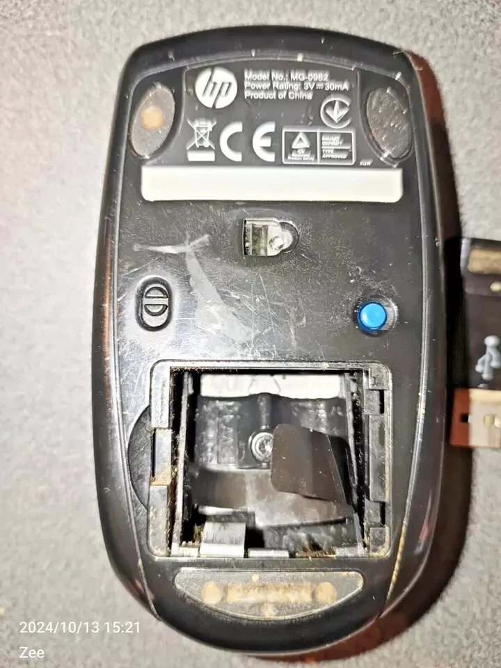 Original HP MG-0982 3V-30MA notebook desktop computer universal mouse - Image 3 of 4