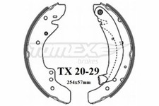 Tomex TX 20-29 Bremsbackensatz Bremsbacken 254x57mm Citroen Fiat Peugeot 