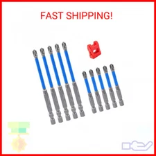 2023 New 10pcs Magnetic Special Flat Slotted Phillips Cross Head Screwdriver Bit