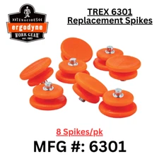 Ergodyne TREX 6301 Ice Cleat Replacement Spikes (8 SPIKES / PACK) - Orange
