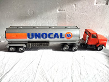 Vintage Ertl Unocal 76 Tanker Semi Truck & Tractor Trailer Steel Made In USA