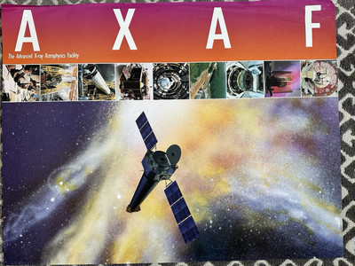 vintage AXAL poster (the advanced X-RAY Astrophysics Facility)