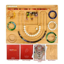 Enrichoice multifunctional bead boards set for design jewelry making with cov...