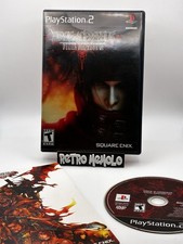Final Fantasy VII Dirge of Cerberus (PlayStation 2) Black Label - CIB - Reg Card