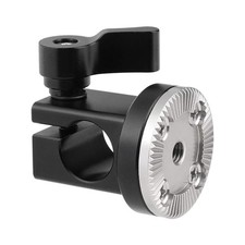 2319 15mm Single Rail Rod Clamp M6 Rosette Mount DSLR Camera Cage Handgrip