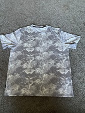 Spyder Rash Guard Shirt Mens M Grey Quick Dry UPF 30 Surf Sun New