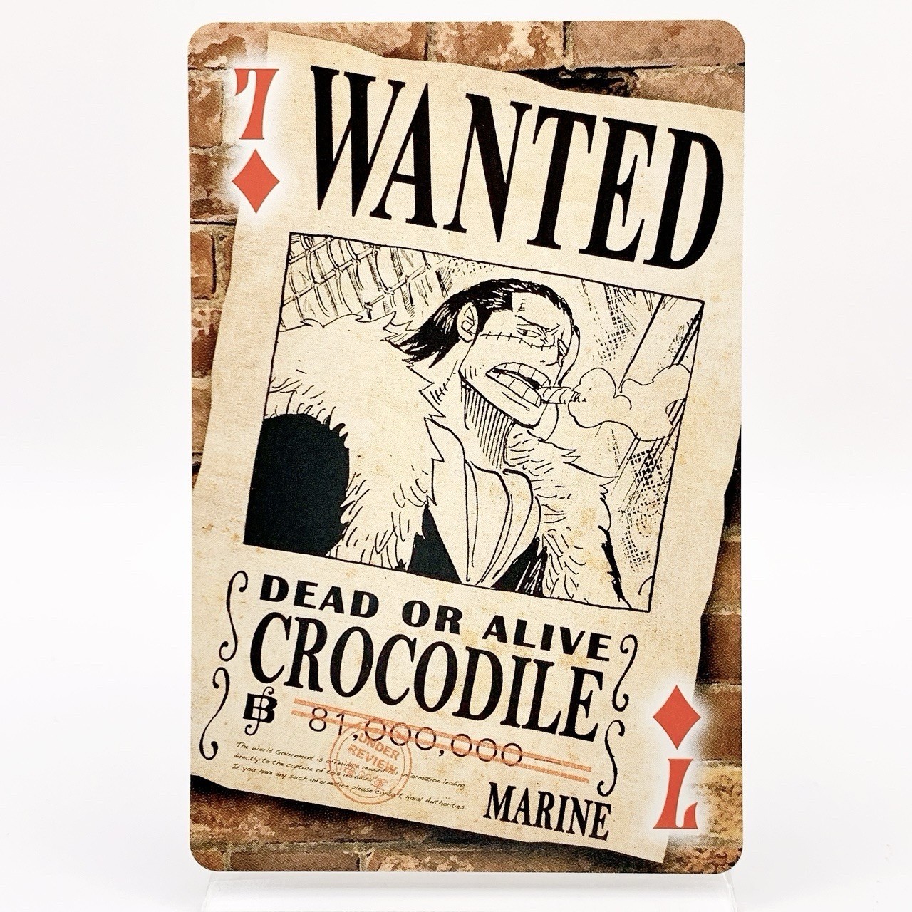 Cocodrilo One Piece Playing Card Exhibition Limited Jump Toei Anime Japón 2023