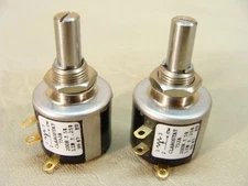 NEW lot of 2 CLAROSTAT 73JA potentiometer