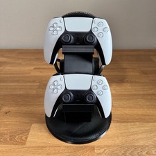 PlayStation Black Controller Headset Stand for PS5 Plastic Partition Mount