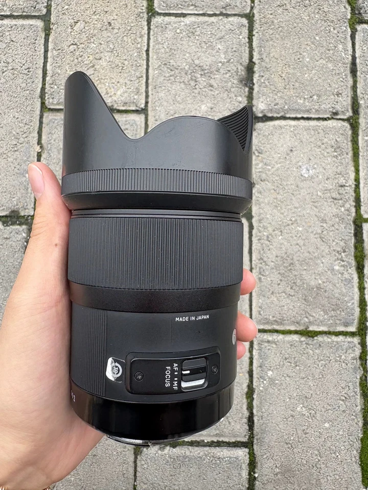 Lente Sigma 35 mm f/1,4 DG HSM Art Prime para montura Canon EF / para Nikon F- 95 % nueva Foto 4 de 4