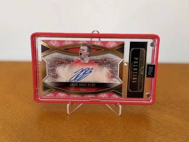 TOPPS Liverpool Palatial John Arne Riise Auto 3/5 Anfield Ovation Auto