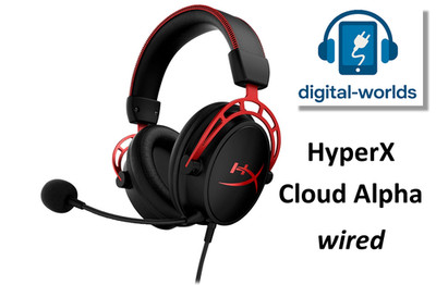 HyperX Cloud Alpha - wired - Gaming Headset- schwarz/rot  +++ SEHR GUT +++