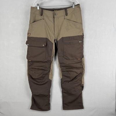 Klim Switchback Cargo Pants Mens 34 Brown Canvas Motorcycle Biker Outdoor