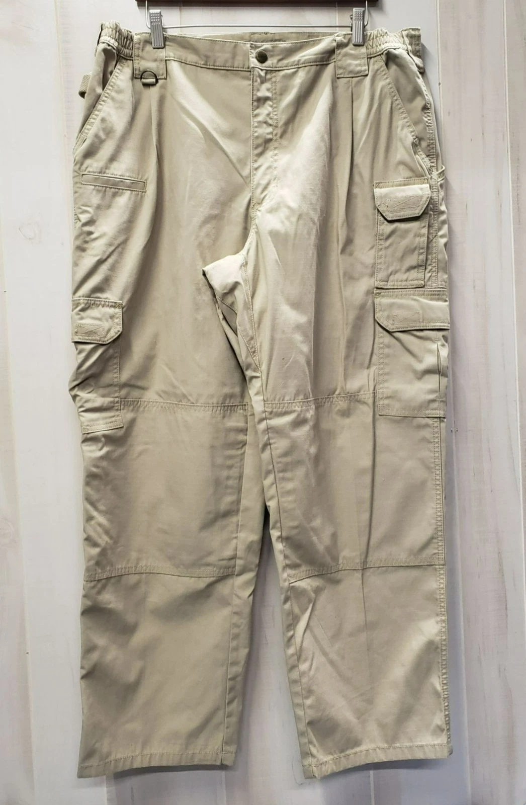 5.11 Tactical Taclite Pro Khaki Ripstop Cargo Pants, Size 40x30, 74273-162