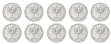Mauritania 1 Ouguiya, 2009 (AH1430), KM #10, Mint X 10 PCS