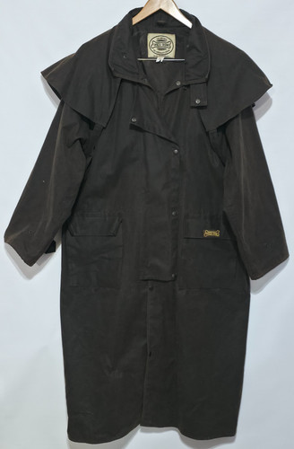 Vintage Driza-Bone Australian Riding Longline Wax Coat ~ Mens ~ Large