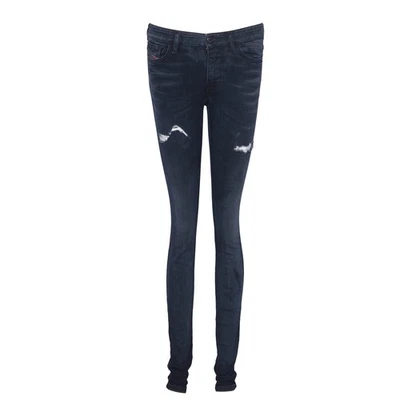 Diesel Damen Blue Stretch Super Slim Skinny Jeans Größe W26 L 32 - Bild 1 von 4