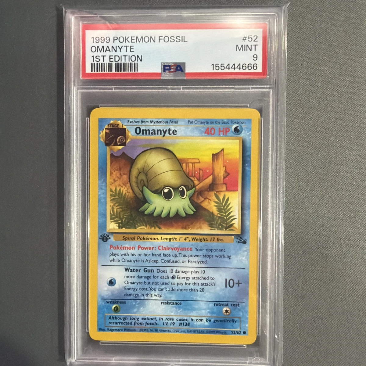 First Edition Pokémon Individual Fossil Cards for sale | eBay