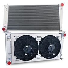 Aluminum Radiator 1999-2009 F150 F250 F350 4.2L 4.6L 5.4L V8 with Fan Kit