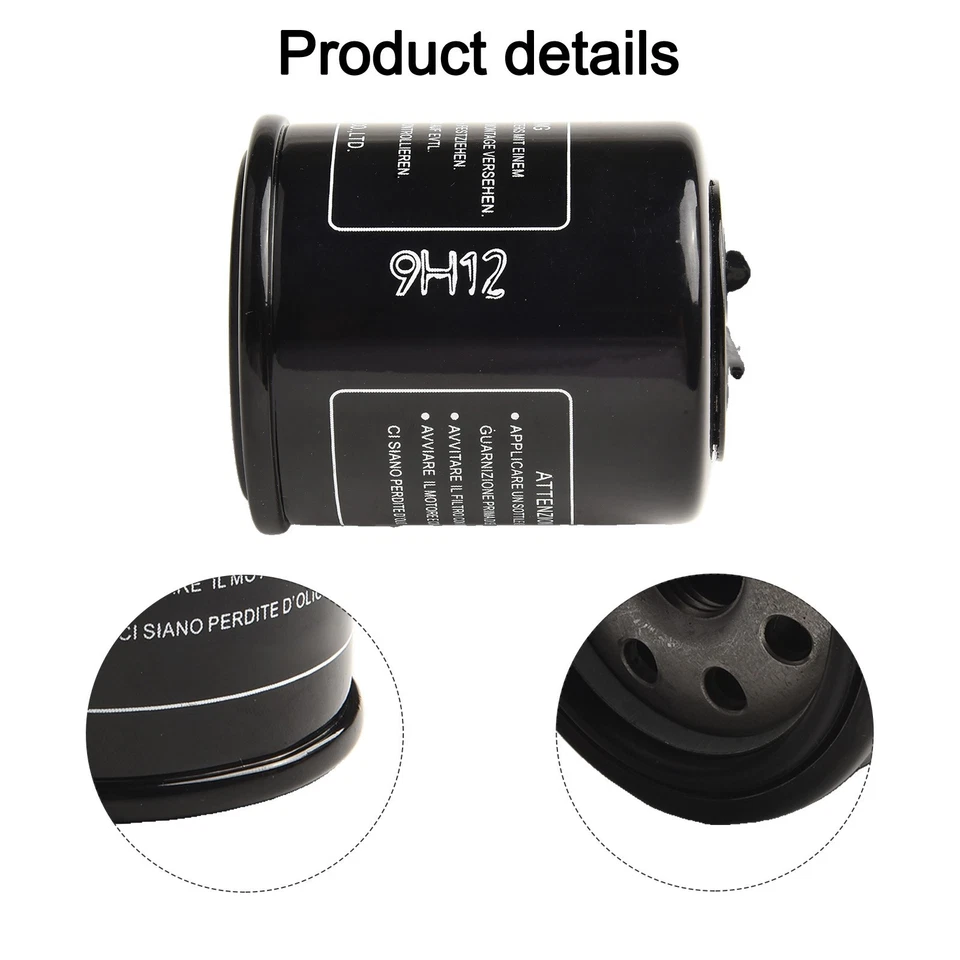 Oil Filter Accessory Black HiFlo Parts 150 200 250 Fit For Piaggio 125 - Image 4 of 4