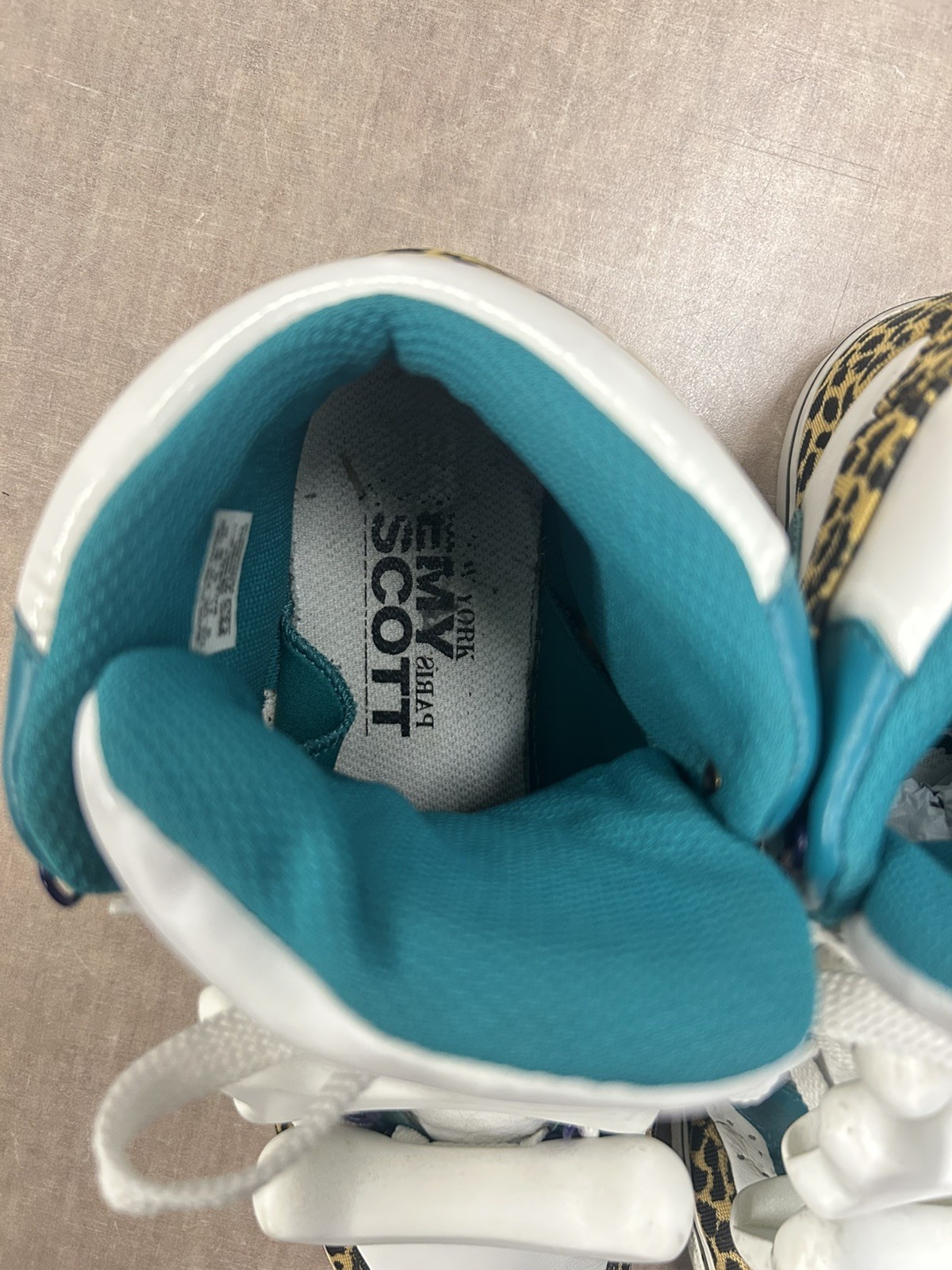 Adidas Jeremy Scott JS Bones Flintstones Leopard A$AP ROCKY PESO SZ 10 Sneakers image 9