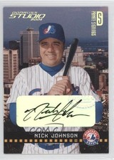 2004 Donruss Studio Private Signings Gold 19/21 Nick Johnson #121 Auto 0k0
