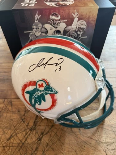 Dan Marino Miami Dolphins Autographed Authentic Football Helmet Fanatics