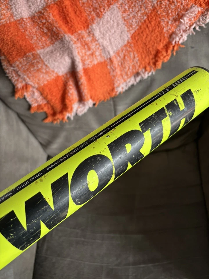 Bate de softbol Worth Mach 1 Cobra Jet 428 XXL con extremo cargado 26 oz WM21MU 2021 NUEVO Foto 2 de 4