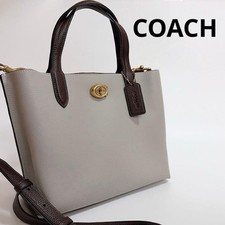Excellent Condition COACH Willow Tote 24 2WAY Shoulder Bag C9092 from Japan