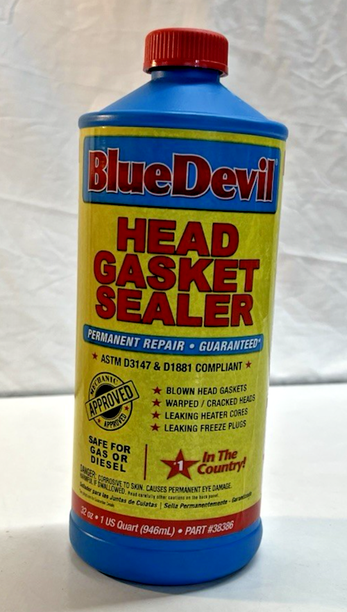 Brand New Blue Devil Automotive Blown Head Gasket Sealer 32oz Permanent Fix 38386