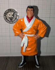 Antonio Inoki Chara Pro PVC Figure 13cm Orange Gown Loose Used