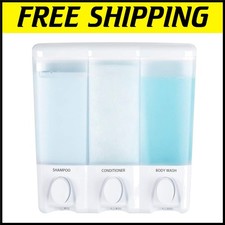 Compact and Stylish 3-Chamber Shower Dispenser - Shower  Vanity Essentials