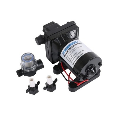 3.0 GPM 12V 55 PSI Revolution Water Pump Compatible with Camper, RV, Shower, ...