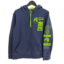 Minnesota Timberwolves Blue Hoodie Sweatshirt Size Small