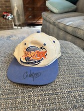 Vintage Starfox Nintendo 64 Hat Cap Snap Back White Blue 90s Promo Video Game