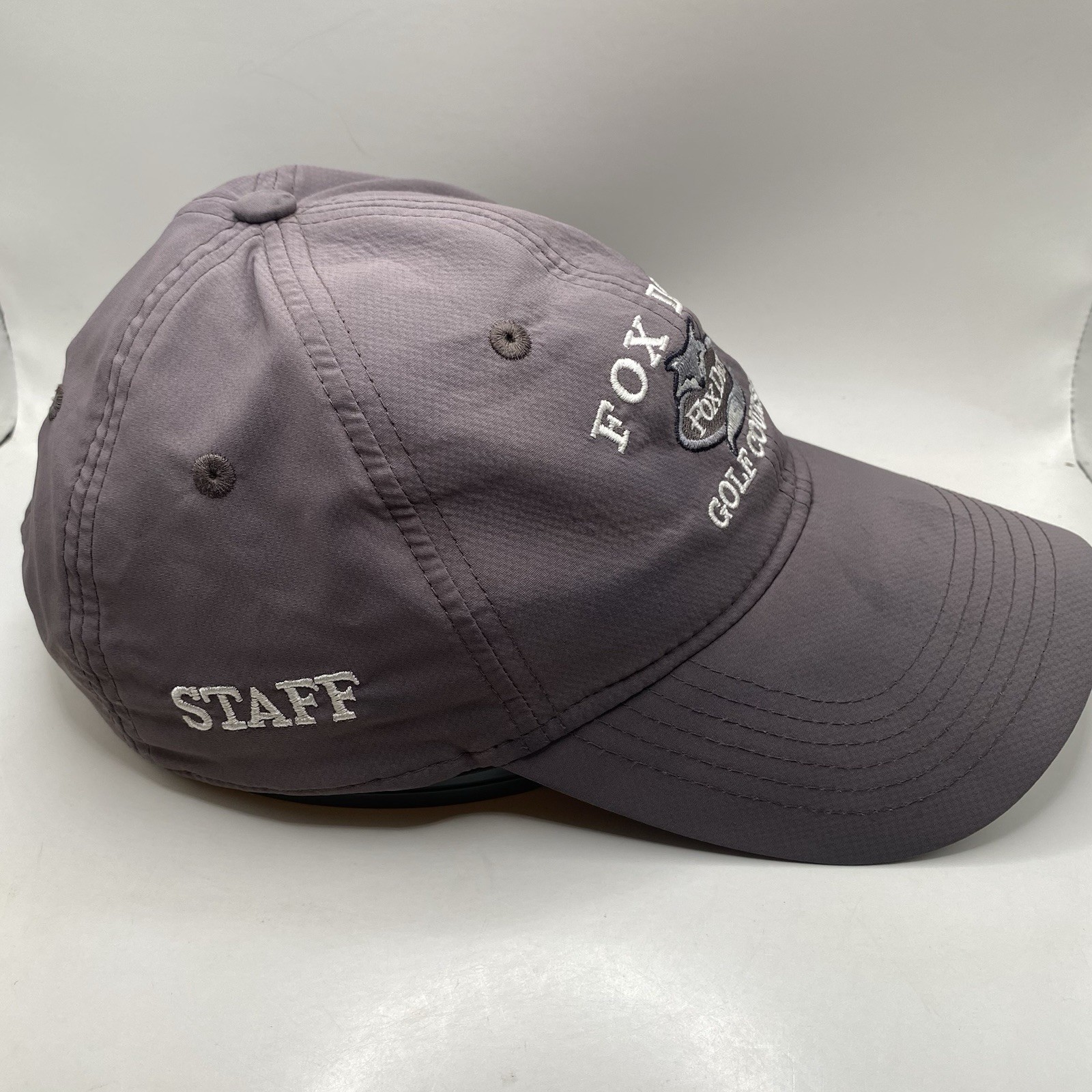Fox Den Golf Course Hat Strapback Adjustable Gray… - image 5