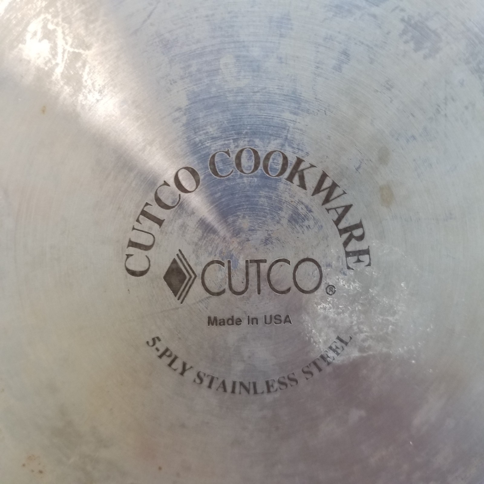Cutco 8" Gourmet Fry Pan 5 Ply Aluminum Core USA Made T-304 Stainless Steel