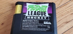 Mutant League Hockey Sega Genesis Video Game Complete w Box Manual EA Poster CIB