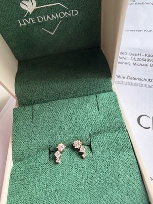 Ohrstecker Live Diamond von CHRIST, 375er Gelbgold   WEIHNACHTSGESCHENK