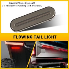 OXILAM Motorcycle LED Light Tail Bar Brake Lamp Stop Super Red Bright Waterproof