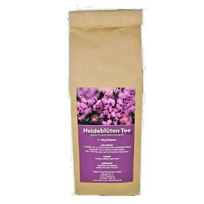 Robert Franz Heideblüten (Heidekraut) Tee Doppelpack (2×100 g)