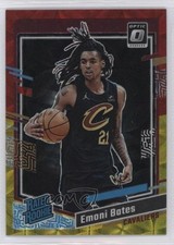 2023 Panini Donruss Optic International Red & Gold Prizm 83/99 Emoni Bates 7n6