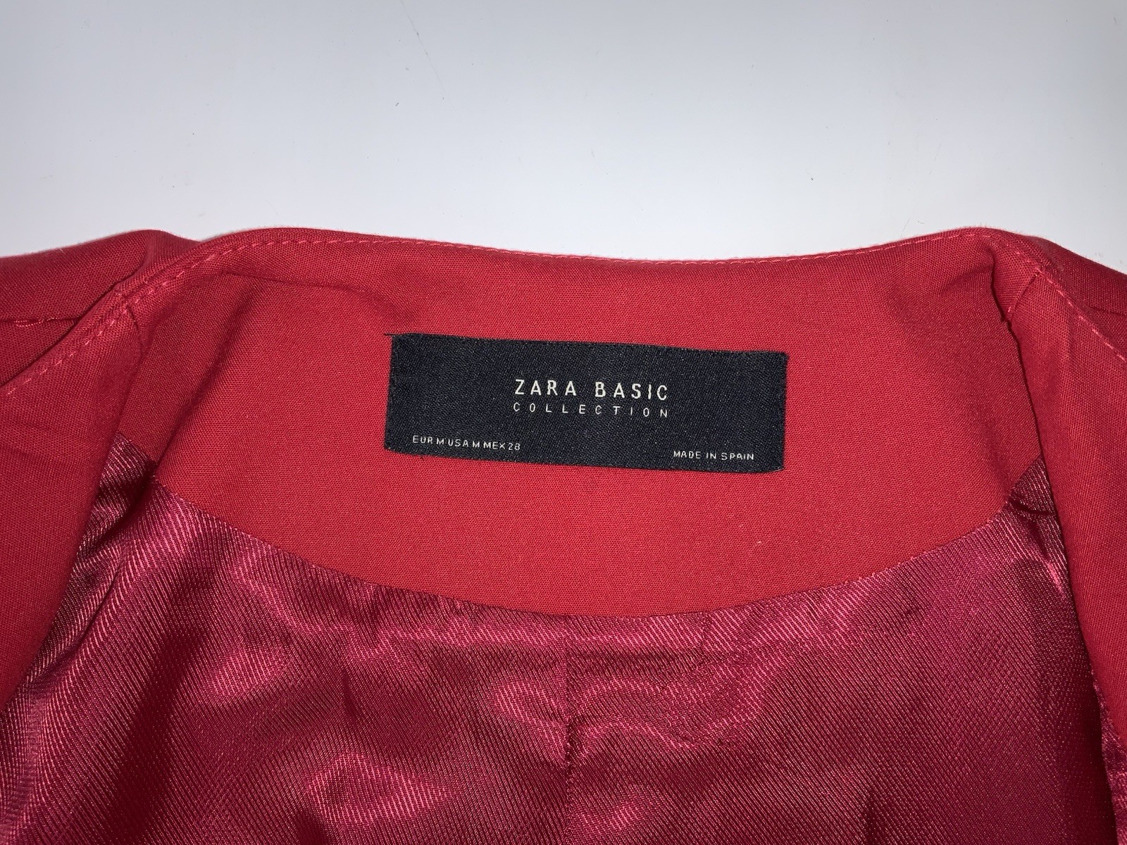 Zara Basic Collection Collarless Jacket Women’s M… - image 9