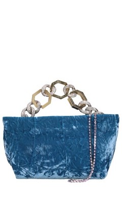 JESSYE VELVET Handbags GEDEBE Women Blue Abv064_gede