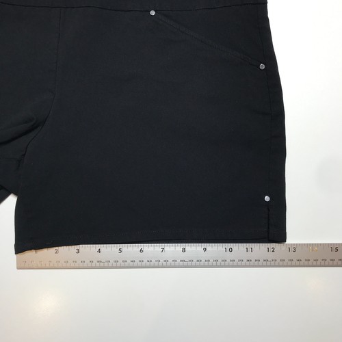 INC International Concepts Mini Shorts Womens 14 Rayon Blend Fitted Classy Black - Picture 13 of 13