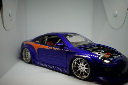 JADA TOYS Import Racer 2003 Mitsubishi Eclipse Blue 1:18 Scale READ DESC. - Picture 2 of 4
