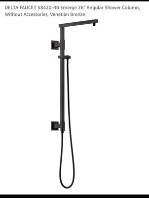 Delta 58420 Emerge 26'' Angular Shower Column in Venetian Bronze